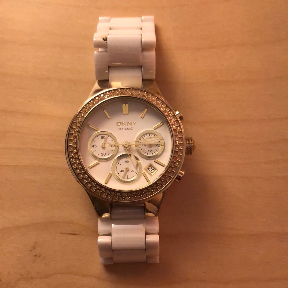 DKNY ceramic watch